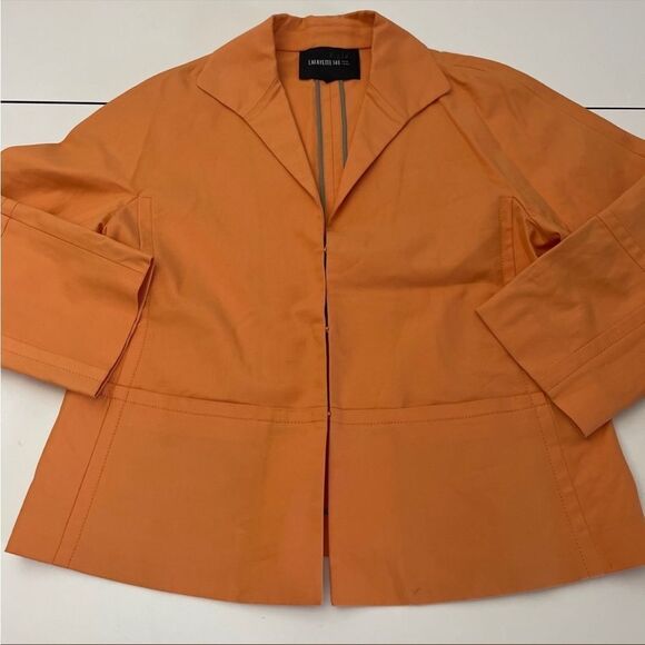 Lafayette 148 orange blazer 2 - Picture 1 of 8
